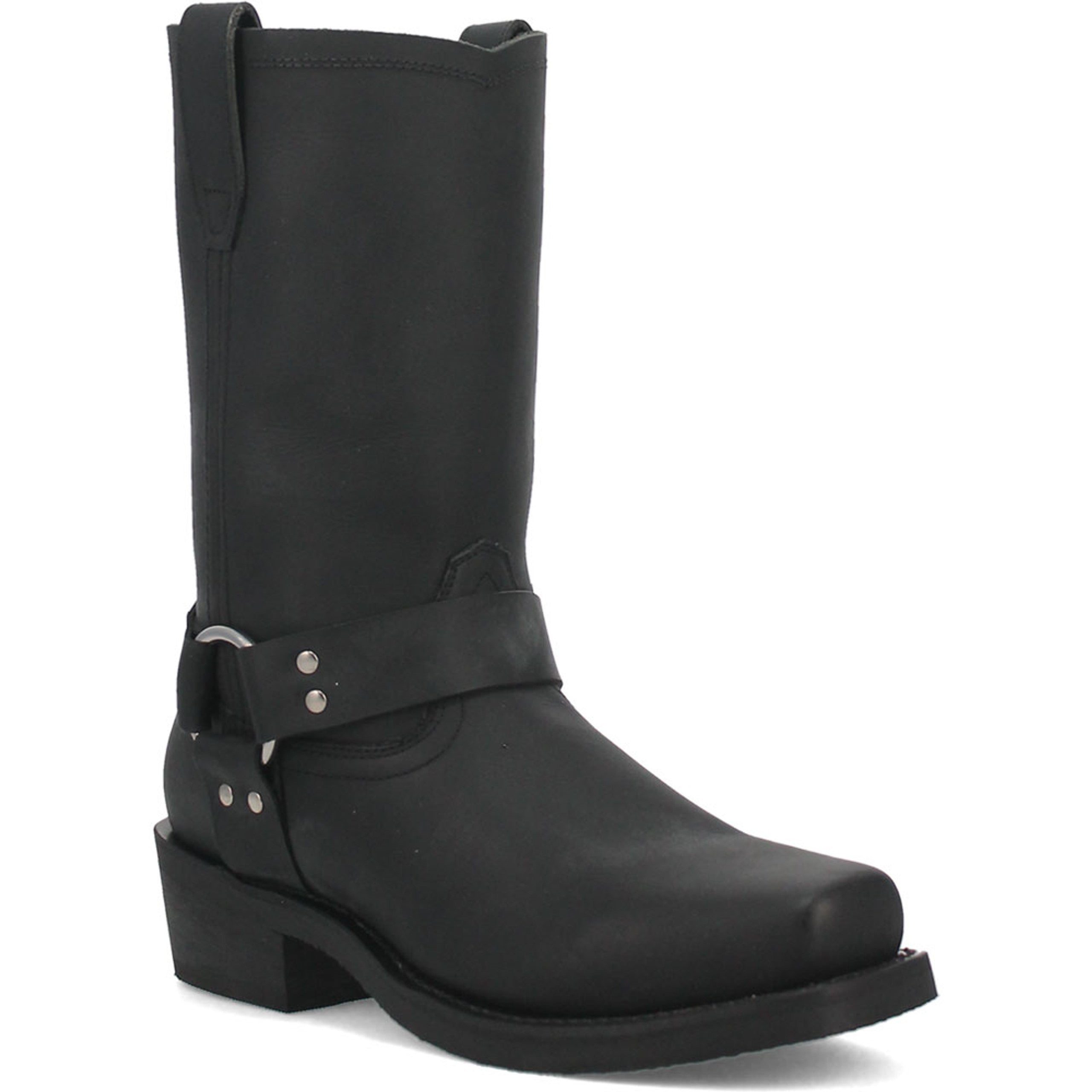 Dingo Black Oil Resistant Biker Boot for Men