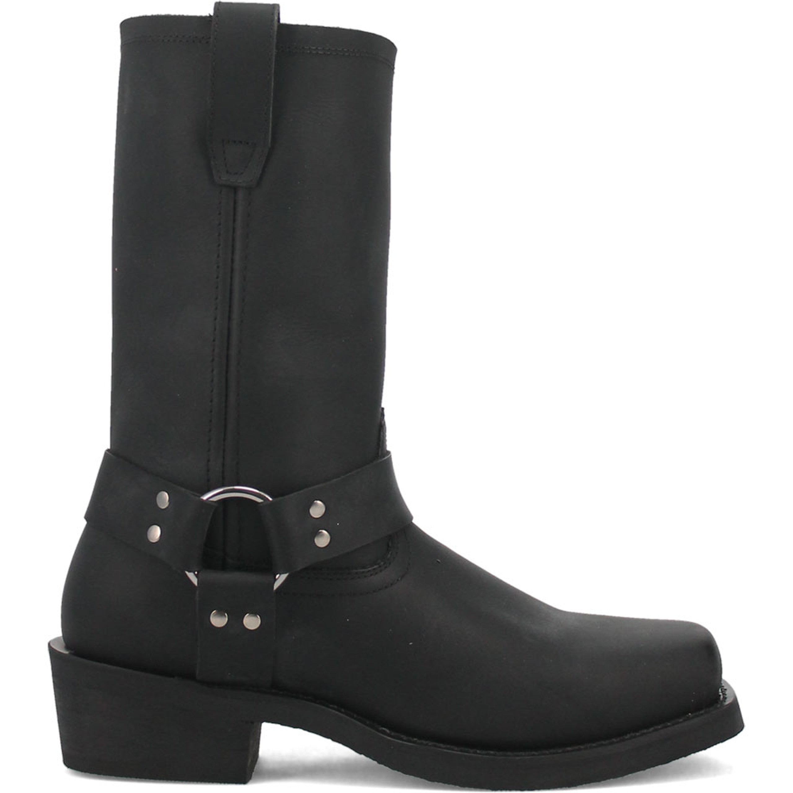 Dingo Black Oil Resistant Biker Boot for Men
