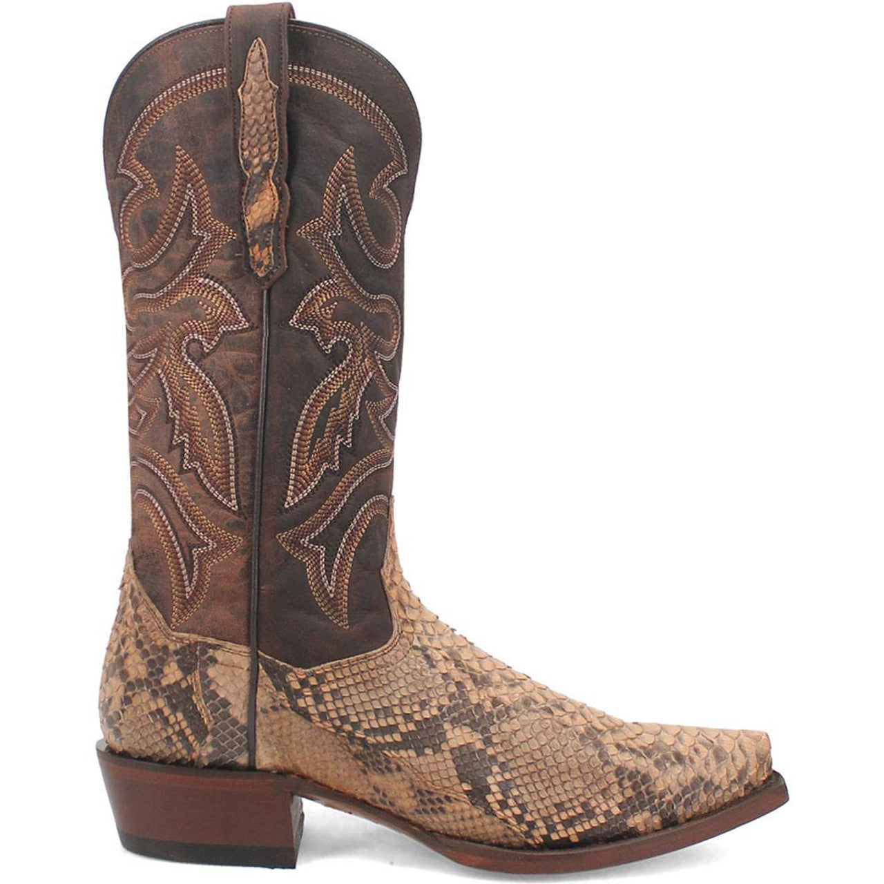 Men's Python Snip Toe Western Boots by Dan Post