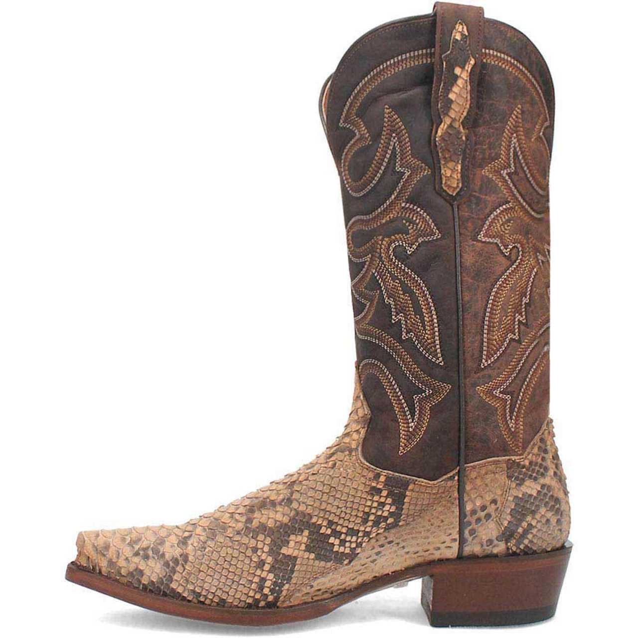 Men's Python Snip Toe Western Boots by Dan Post