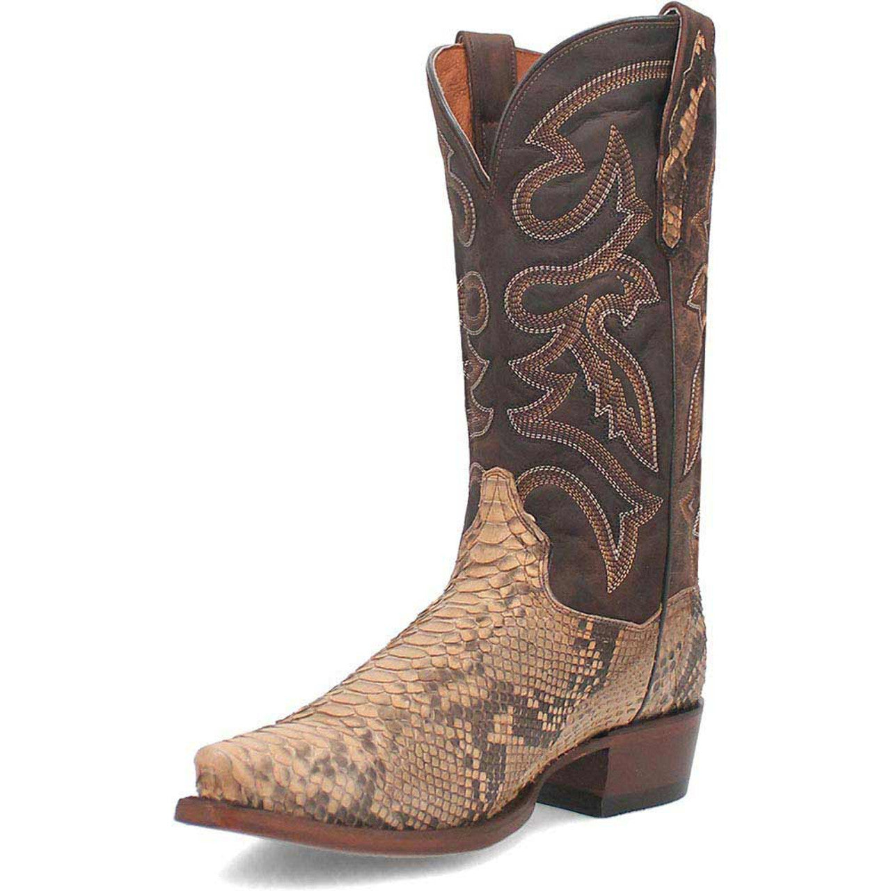 Men's Python Snip Toe Western Boots by Dan Post