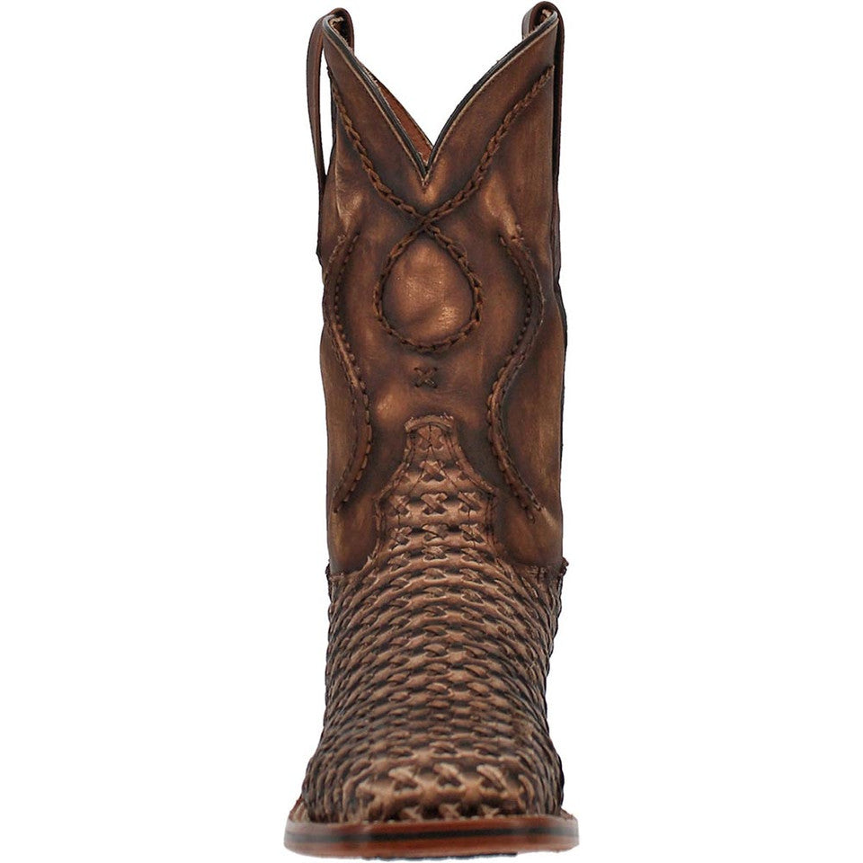 Dan Post Stanley Tan Square Toe Leather Boot