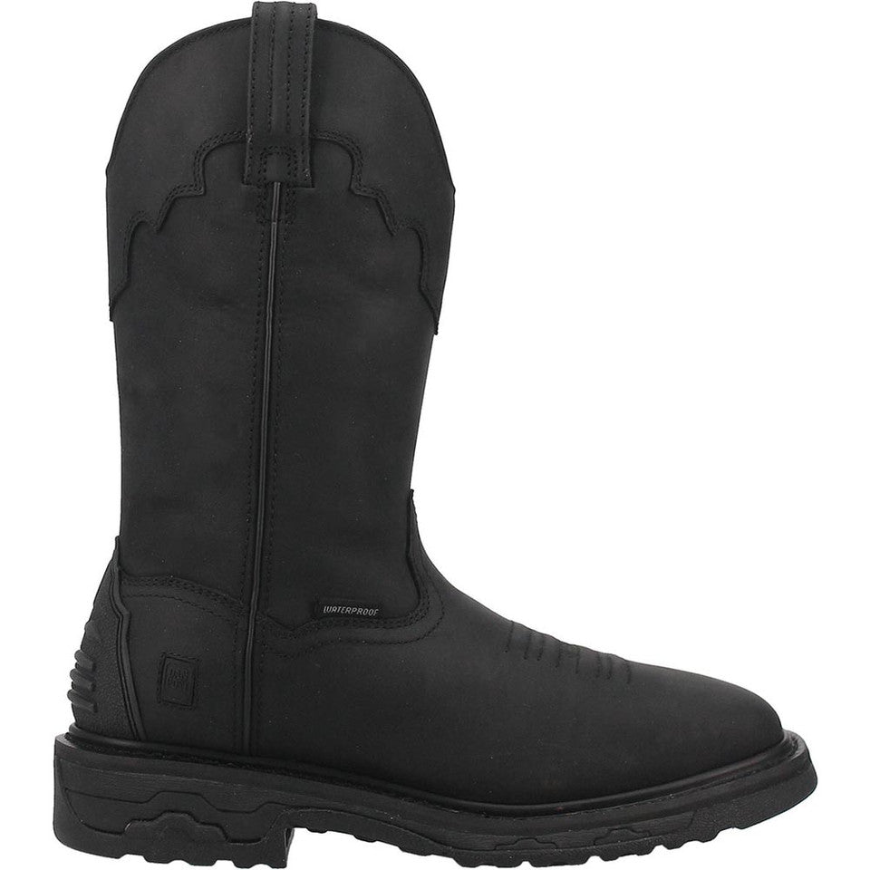 Blayde Waterproof Black Square Toe Boot by Dan Post