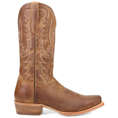 Dan Post Roman Men's Tan Leather Square Toe Boots