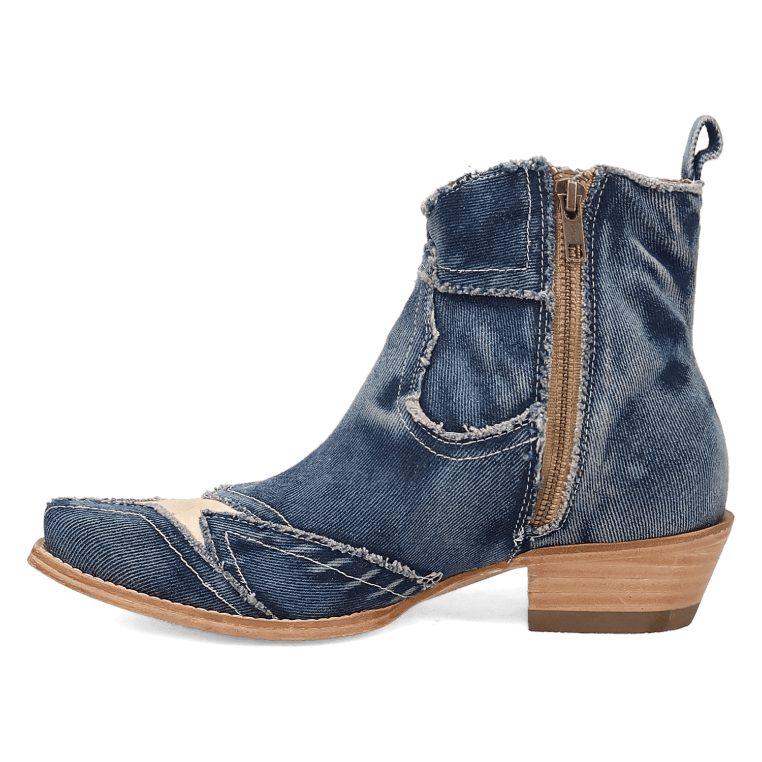 Dan Post Stardust Denim Booties - Luxury Men's Western Boots