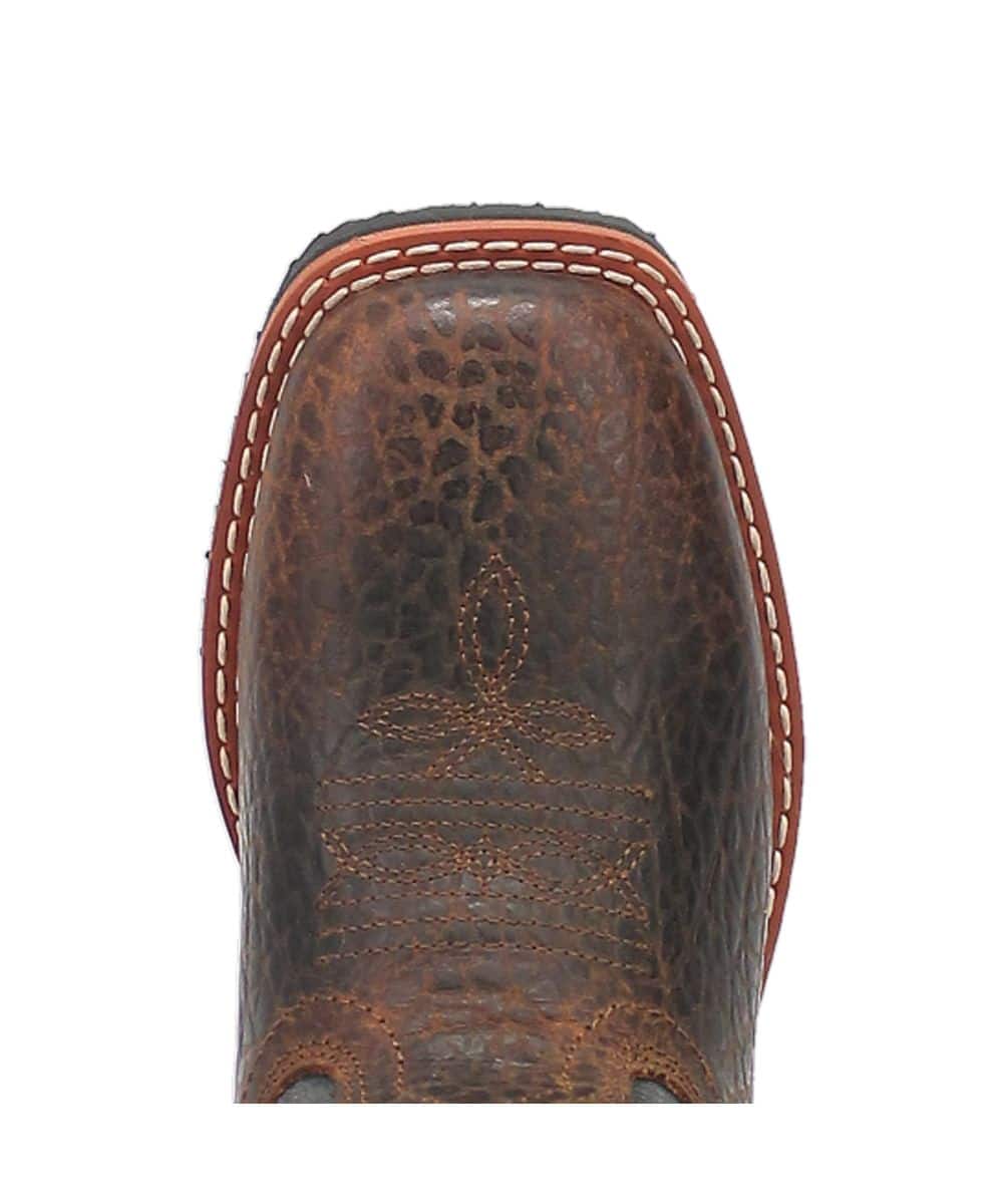 Dan Post Children's Creek Boot: Brown & Blue Leather