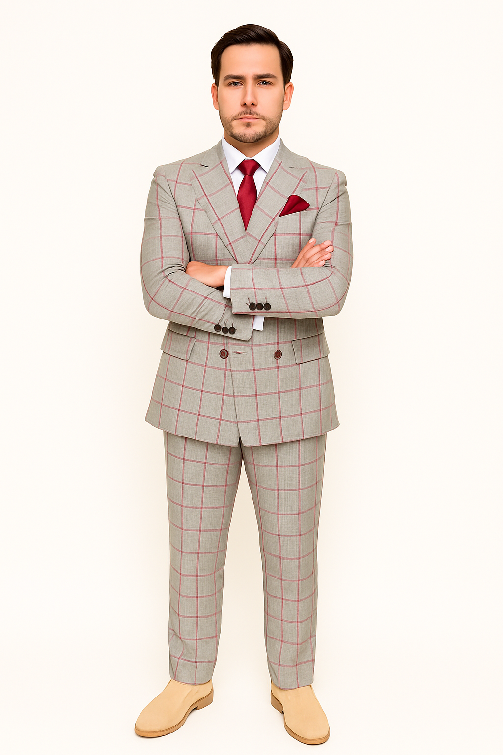 ROSSI MAN Double Breasted Suit Arthur RM2321 – A Classic Look