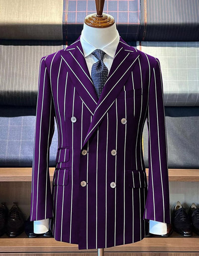 1920s Double Breasted Peak Lapel Suit