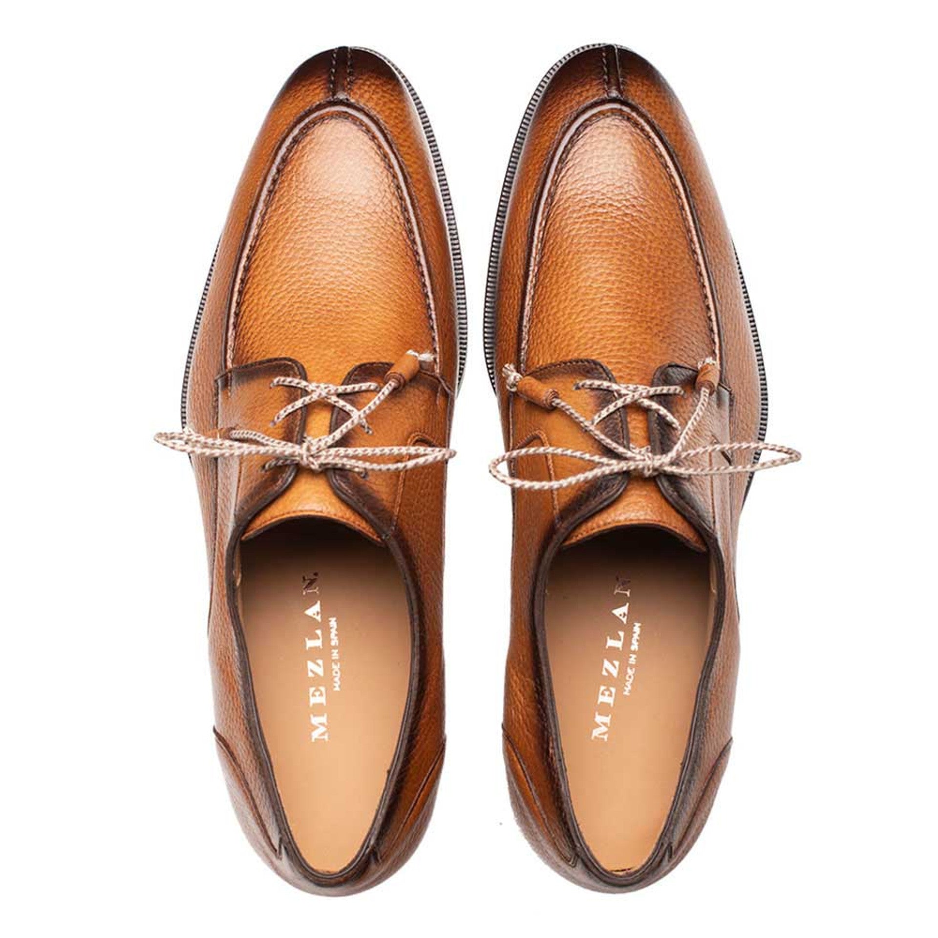 Fratello Split-Toe Deer Cognac Lace-Up by Mezlan