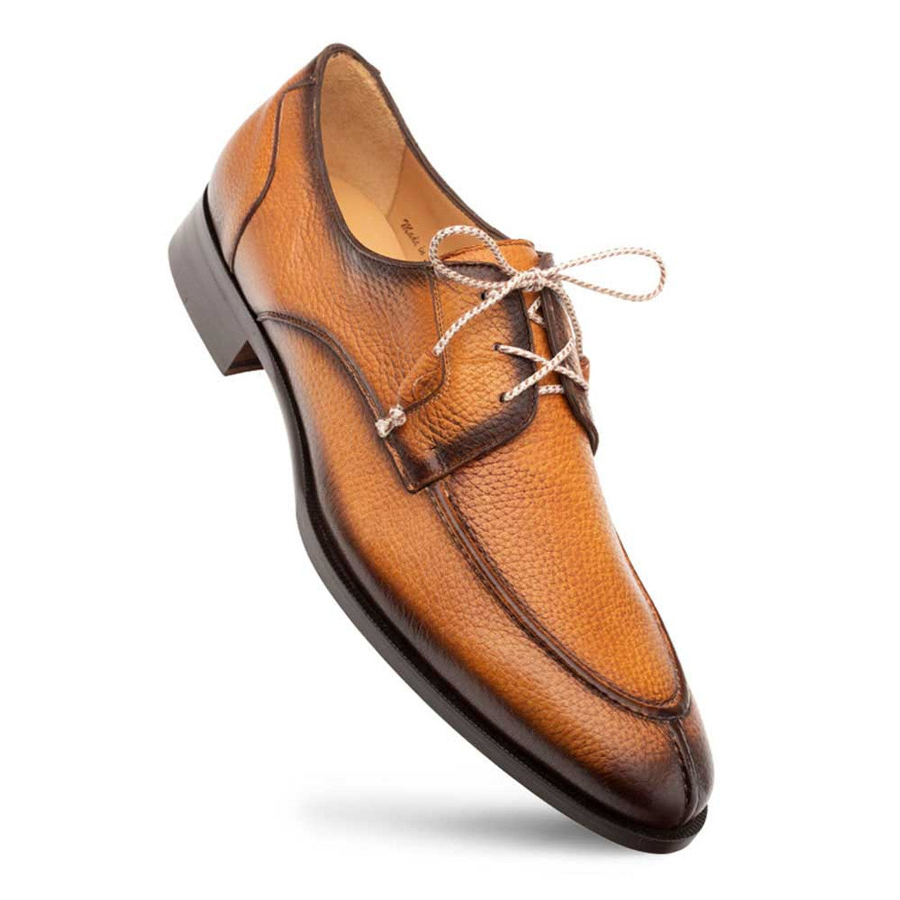 Fratello Split-Toe Deer Cognac Lace-Up by Mezlan