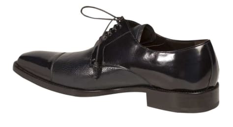 Soka Calfskin/Deerskin Blue by Mezlan