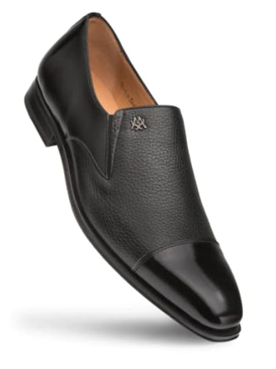 Milani Calfskin/Deerskin Black Mezlan Spain