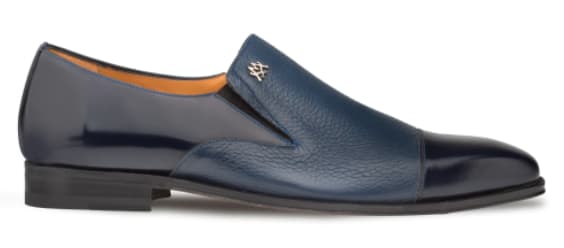 Milani Calfskin/Deerskin Blue by Mezlan