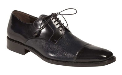 Soka Calfskin/Deerskin Blue by Mezlan