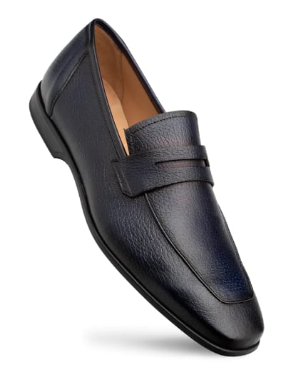 Deerskin Penny Loafer by Mezlan