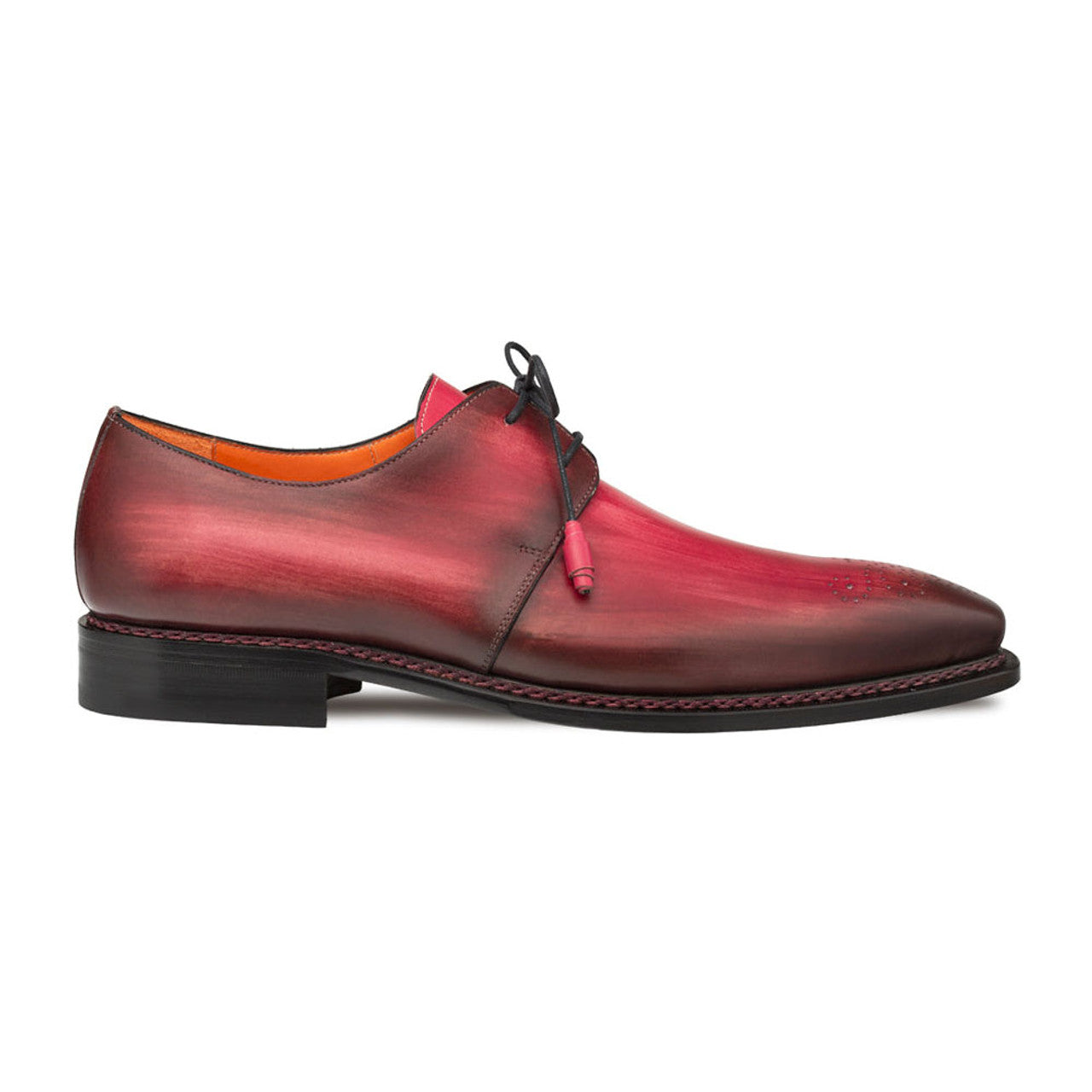 Mezlan Principe Patina Leather Derby Shoes