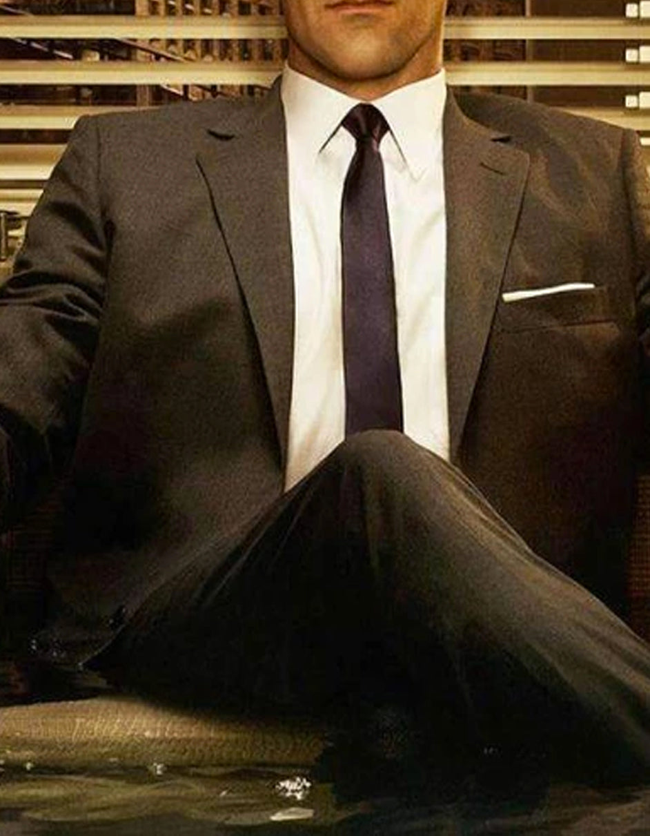 Don Draper Charcoal Grey Suit for Men