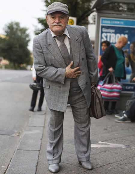 Mens Gray ~ Grey Window Pane Double Breasted Suits Tween houndstooth checkered Glen Plaid Suit - Black And White Checkered Suit