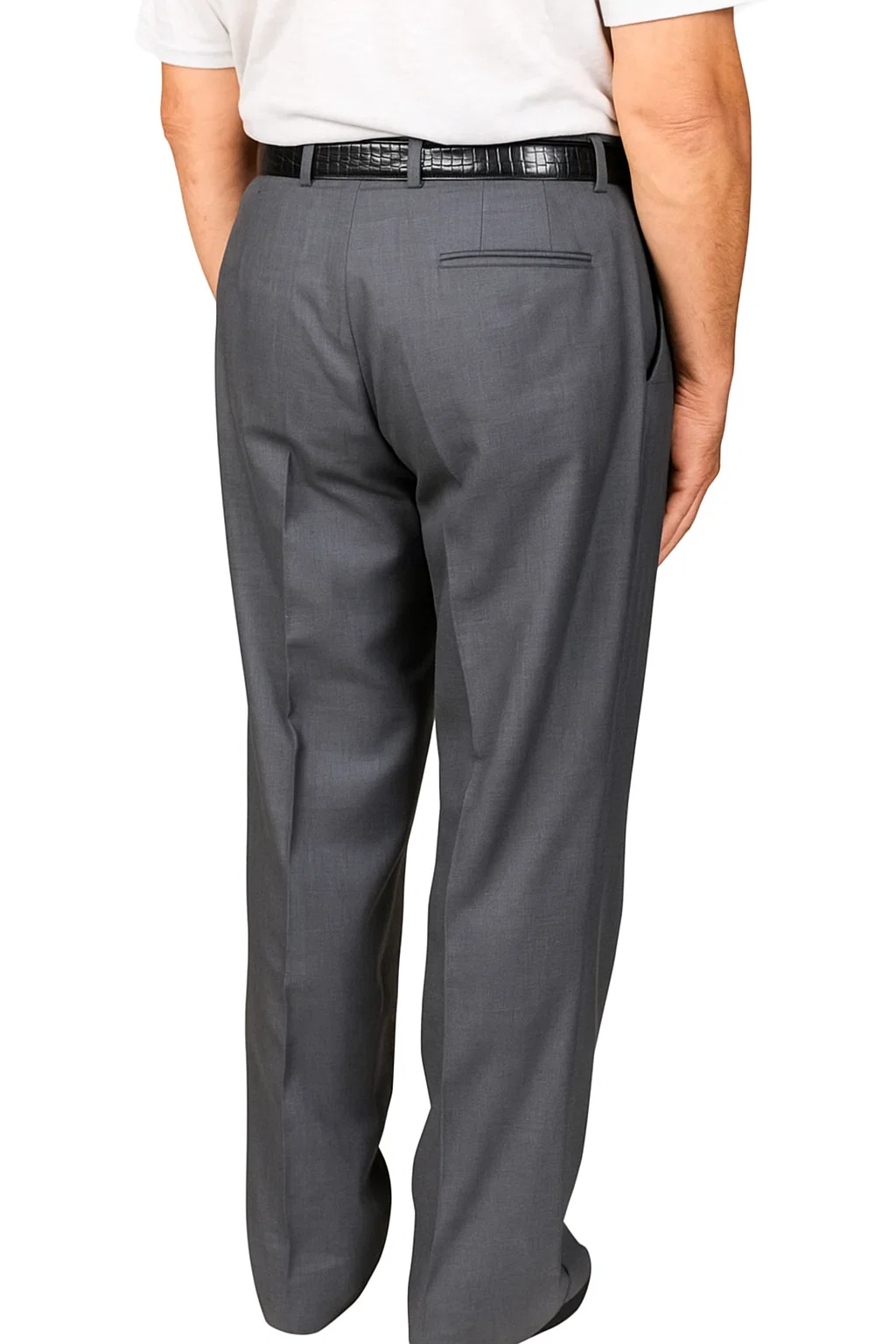 Cambridge Somerset Double-Pleated Slacks / Dress Pants Trouser unhemmed unfinished bottom