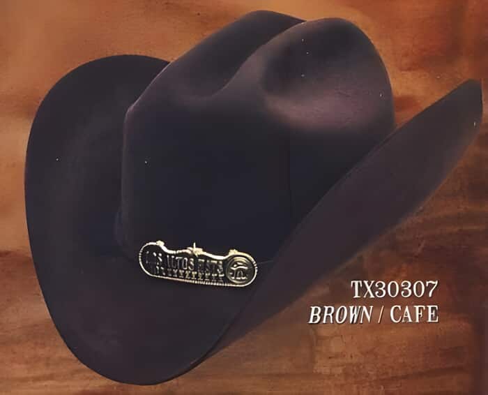 Chocolate Brown Western Hat Duranguense Style 10X Felt Hats By Authentic Los altos Coco