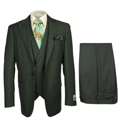 Rossi Man ELI RM117 Classic Menβs Hunter Green Suit