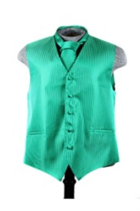 Men's Emerald Inner Lining for Controlling Sweat Dress Tuxedo - Men's Neck Ties - Mens Dress Tie - Trendy Mens Ties