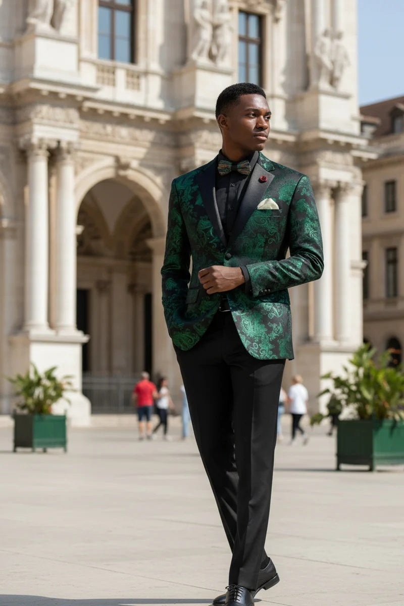 Emerald Tuxedo Jacket
