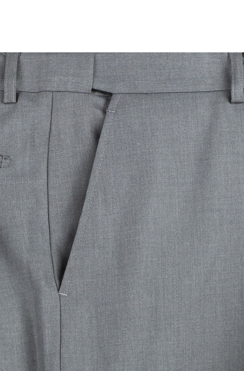 Nola Collection Medium Gray Regular Fit Suit