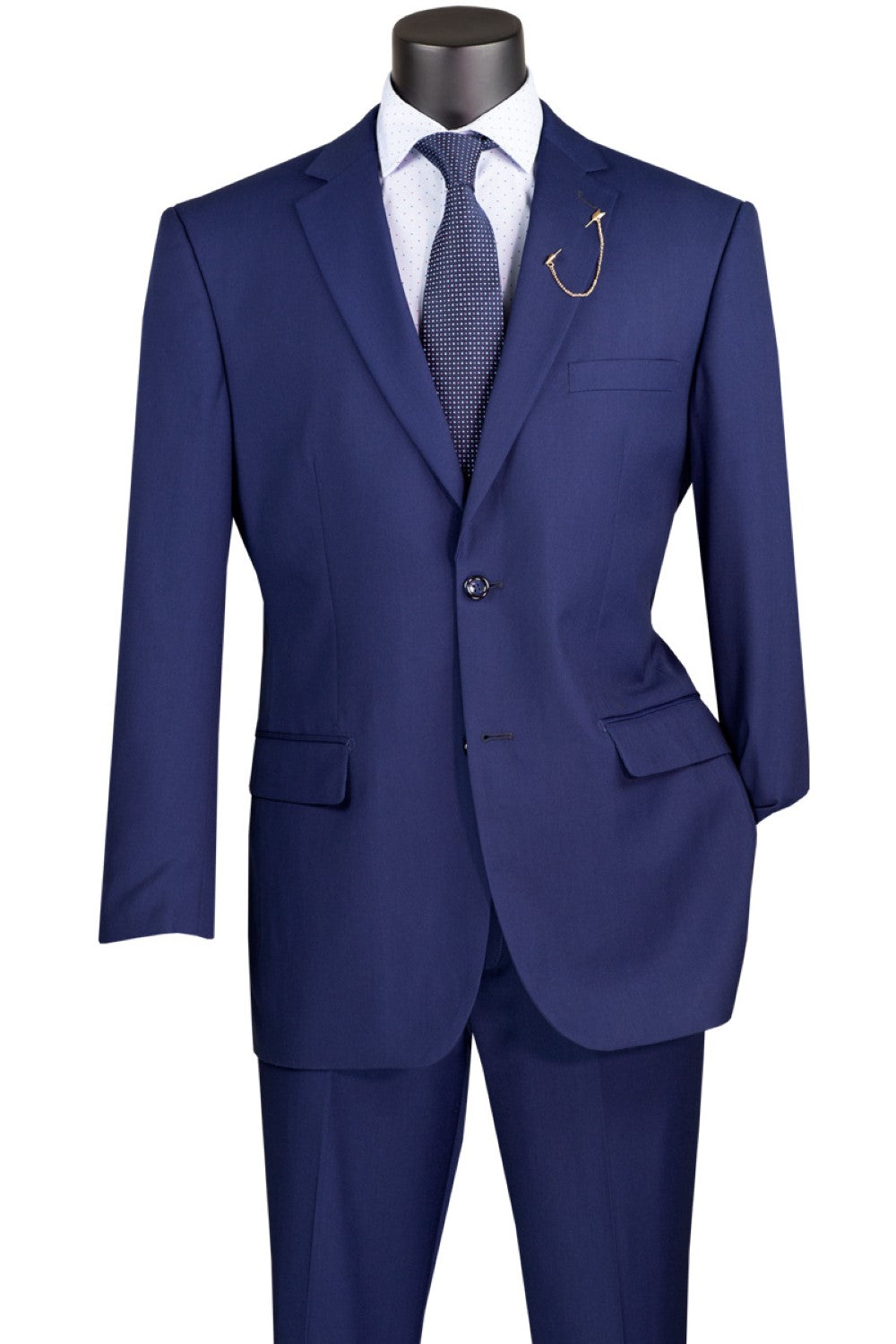 Nola Patriot Blue Regular Fit Suit 2-Piece