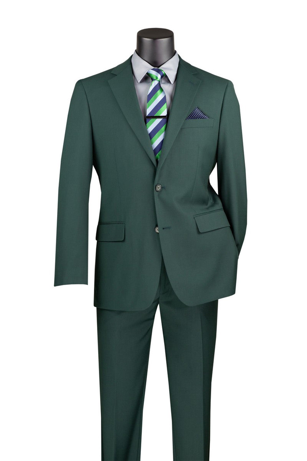 Nola Collection Hunter Green 2 Piece Suit