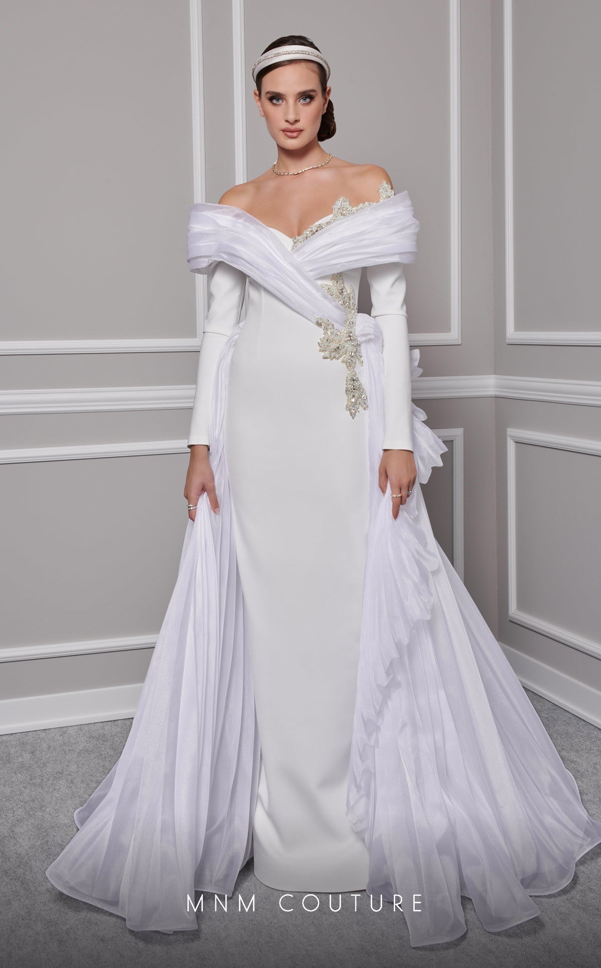 Fouad Sarkis F02800 Elegant Evening Dress