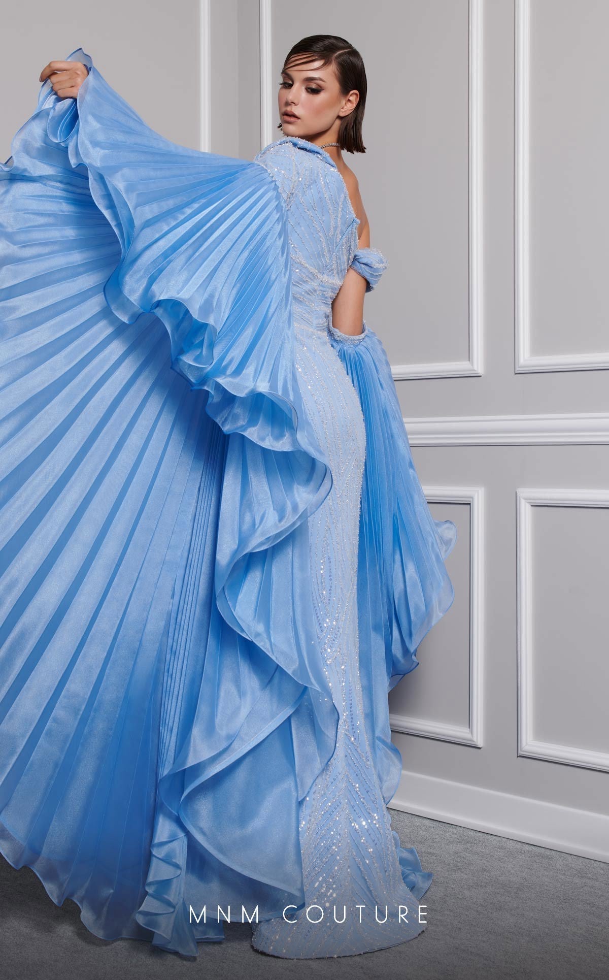 Fouad Sarkis F02816A Elegant Evening Dress