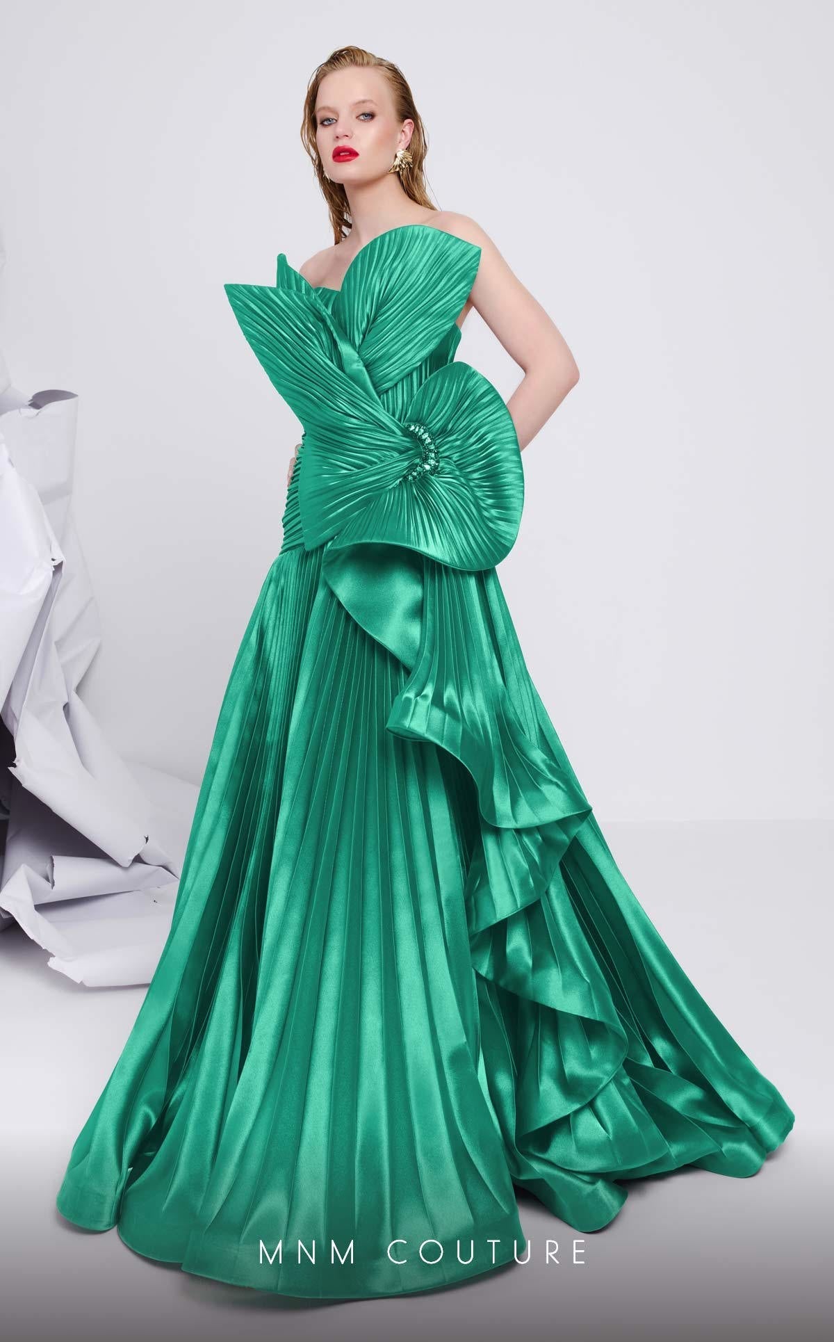 Fouad Sarkis F02867 Elegant Evening Gown