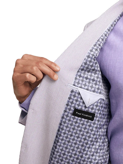 Lavender Seersucker Cotton Suit by Alligator Warehouse