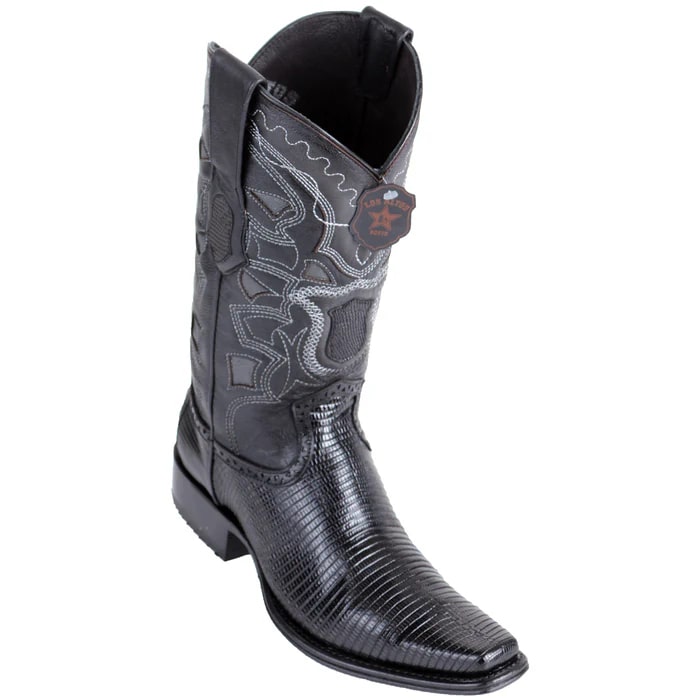 Black Lizard Skin Dress Cowboy Boot
