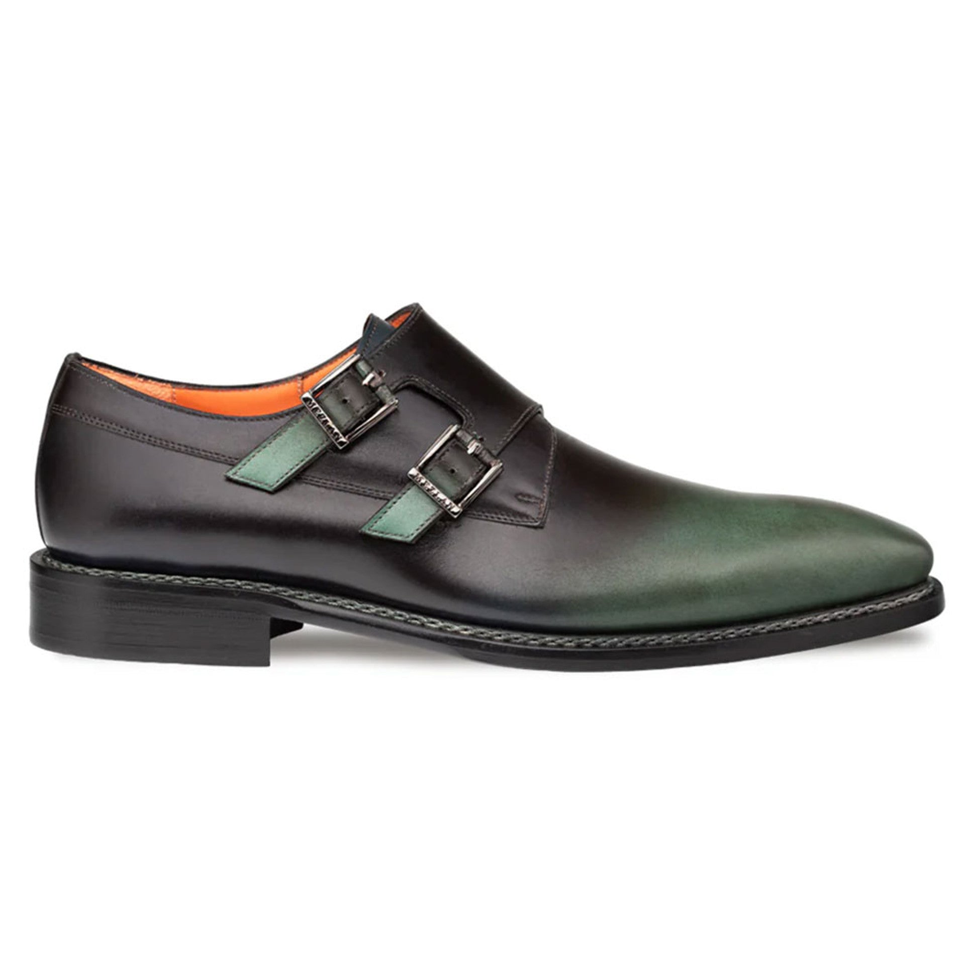 Pintor Forest Bi-Tone Double Monk Strap Shoes