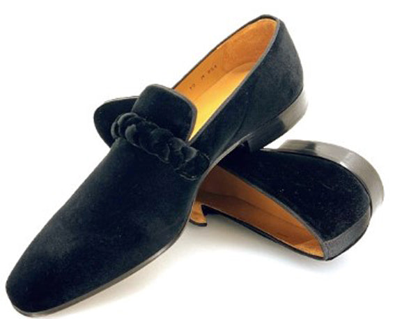 Velvet Braided Prima Formal Shoe by Mezlan