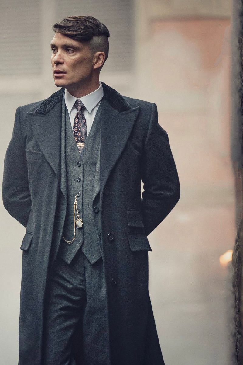 Thomas Shelby 3PC Suit and Overcoat Costume