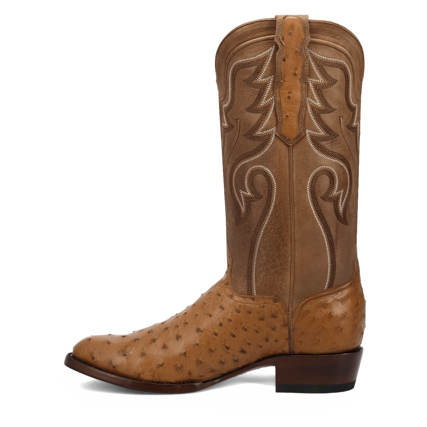 Dan Post Stanford Full Quill Ostrich Boot - Luxury Western Style