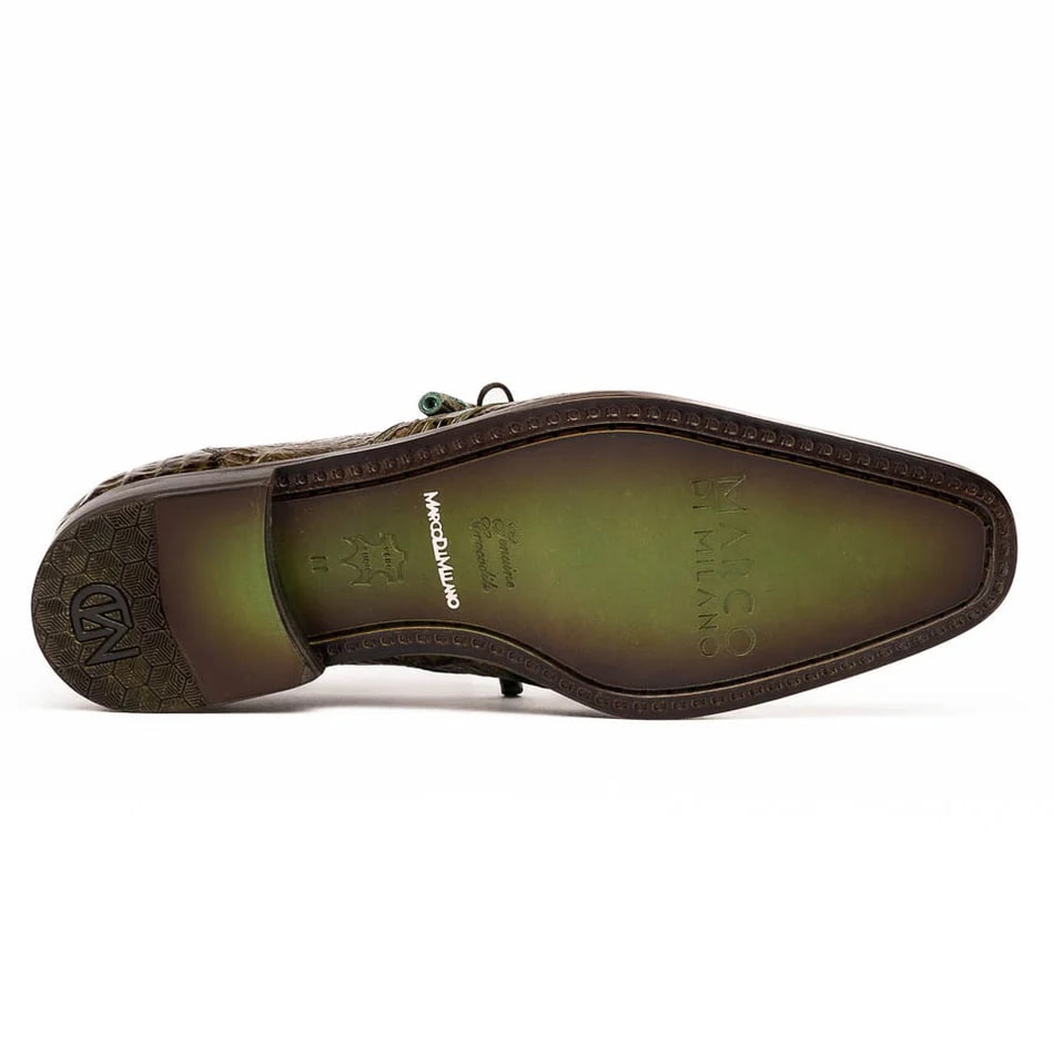 Marco Di Milano Lacio Wood Green Caiman Derby Oxfords