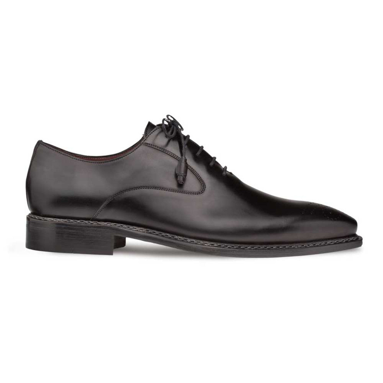 Mezlan Gavino Black Calfskin Leather Oxford Shoes