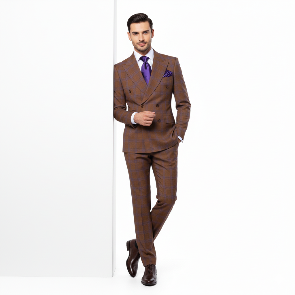 Rossi Man Milano RM1794 Modern Double Breast Suit