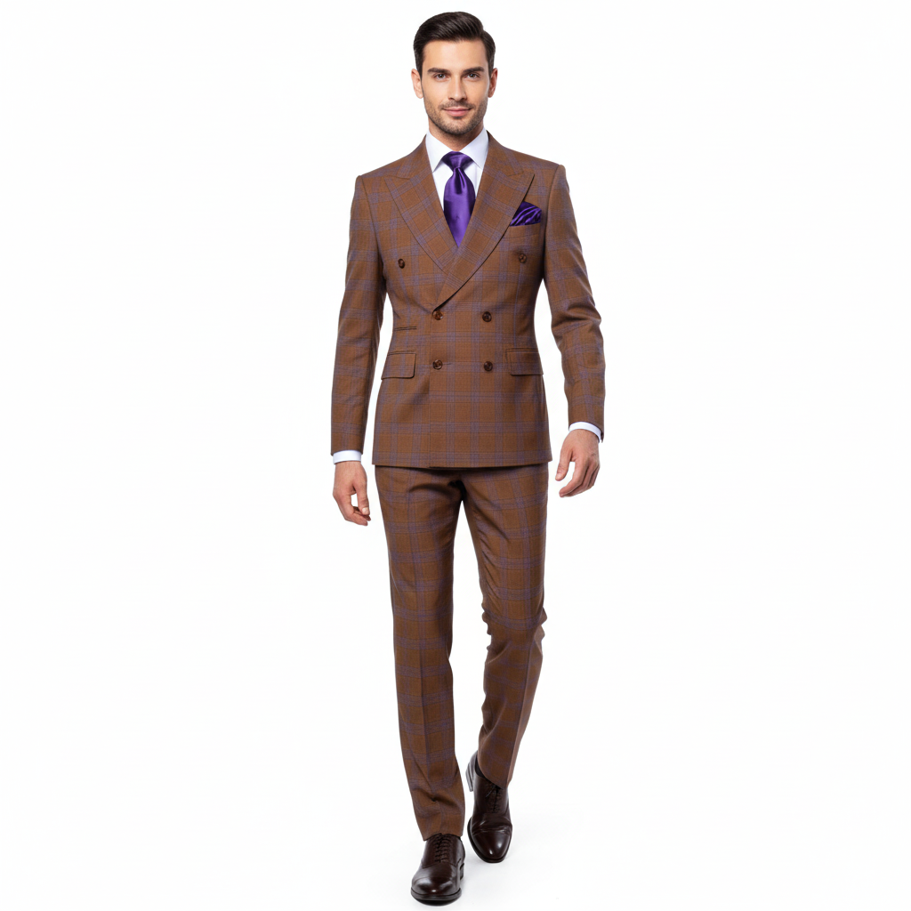 Rossi Man Milano RM1794 Modern Double Breast Suit