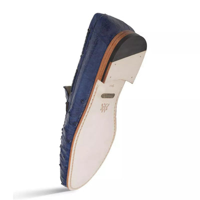 Jean Ostrich Dress Moccasin by Mezlan