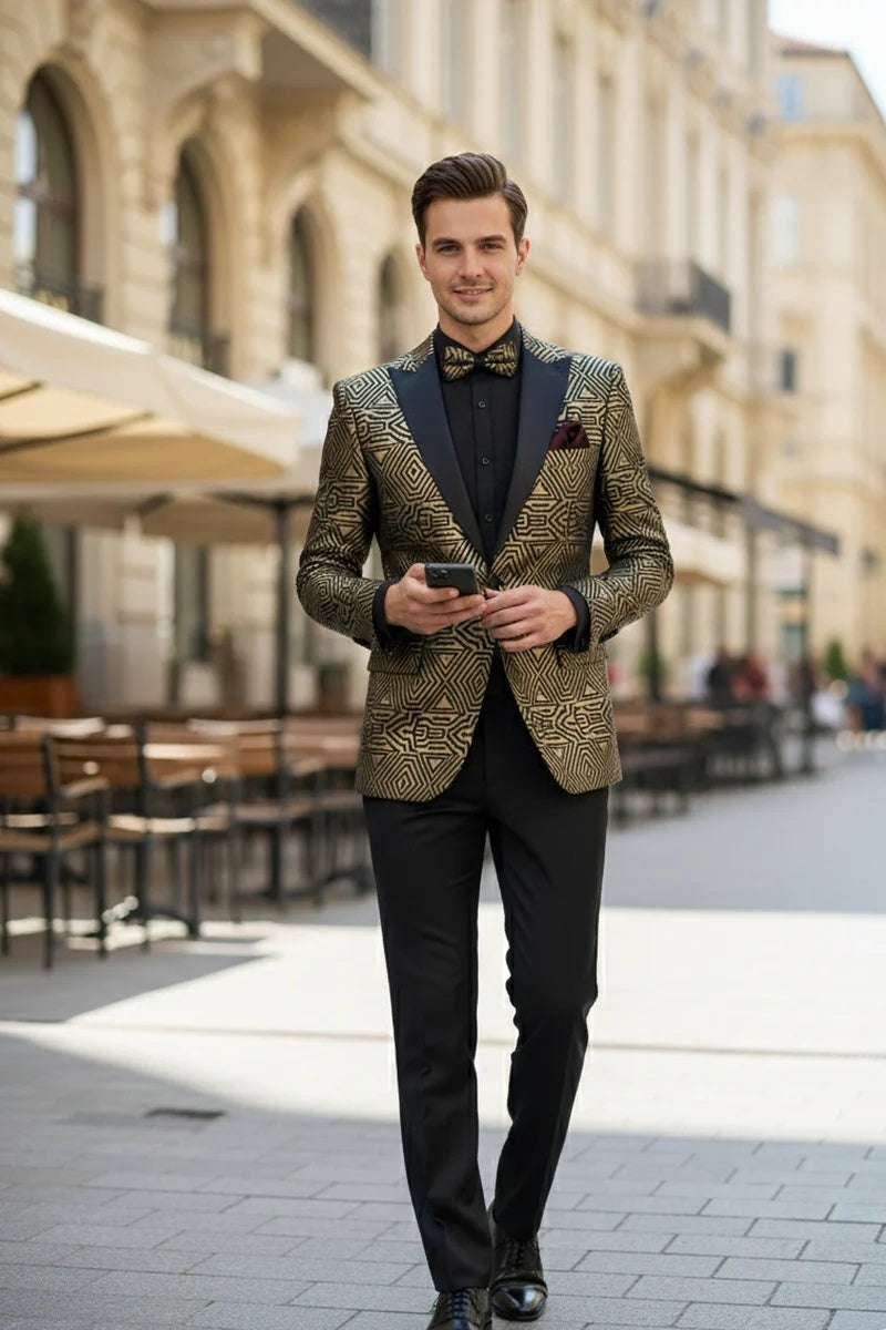 Gold Tuxedo Jacket
