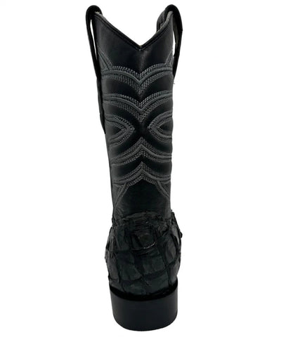 Men's Pirarucu Wide Square Toe Boot by Los Altos