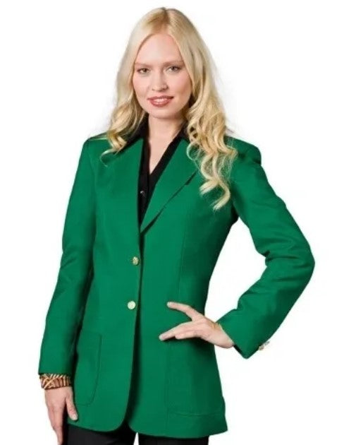 Ultralux Women's Kelly Green Blazer Jacket