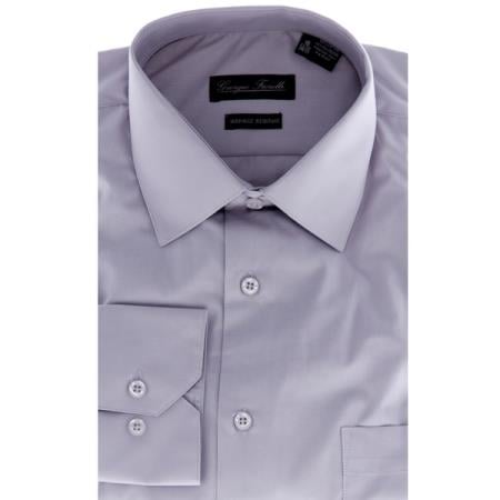 Affordable Clearance Cheap Mens Dress Shirt Sale Online Trendy - Modern-fit Grey Men's Dress Shirt