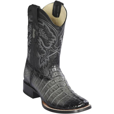 Grey Caiman Dress Cowboy Boot by Los Altos