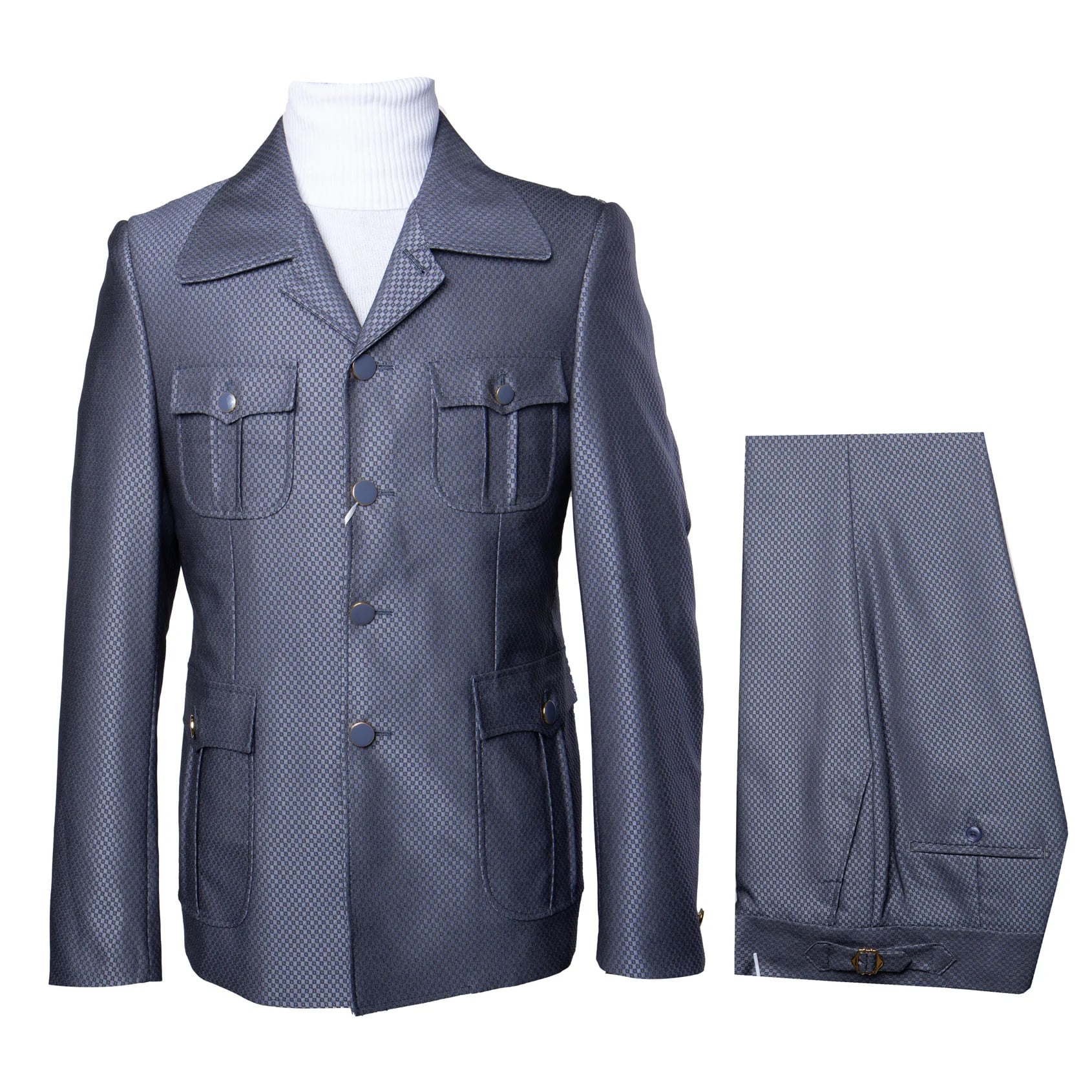 Rossi Man Duke Two Piece Suit in Grey